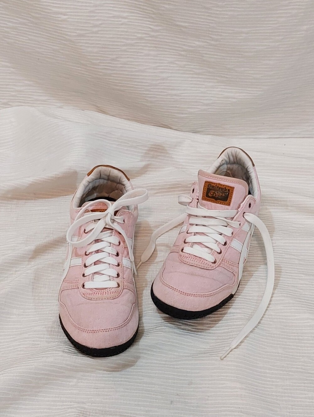 Onitsuka Tiger by Asics Pink Suede Women's Sneakers Size 8.5